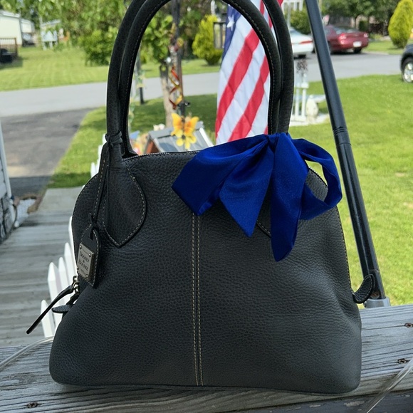 Dooney & Bourke Handbags - Dooney & Bourke Grey Shoulder Bag with Structured Elegance